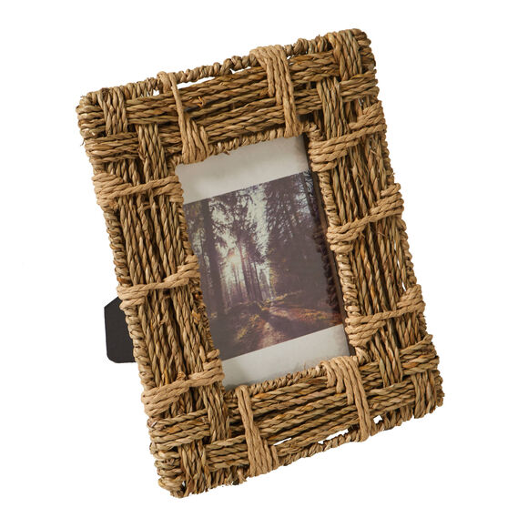 Cadre photo corde 10x15 cm (naturel)