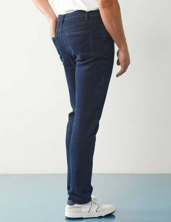 Pantalon effet jean denim léger ultra stretch - L32 (dark blue)