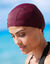 Bonnet de bain spécial piscine (prune)