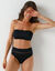 Soutien-gorge microfibre forme bandeau Païa - sans armatures (noir)