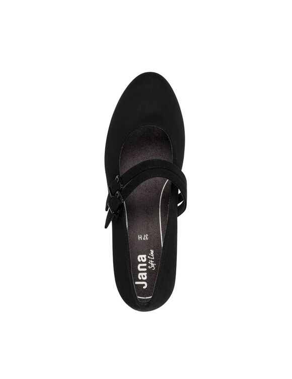 Babies à talon (noir)