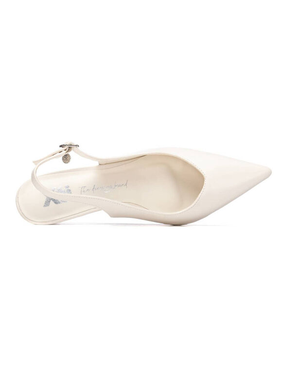 Escarpins slingback (&eacute;cru)