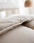 Relax dekbed in katoen en hennep 350g/m² (naturel)