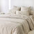 Linge de lit Charly - coton 52 fils/cm&sup2; (beige)