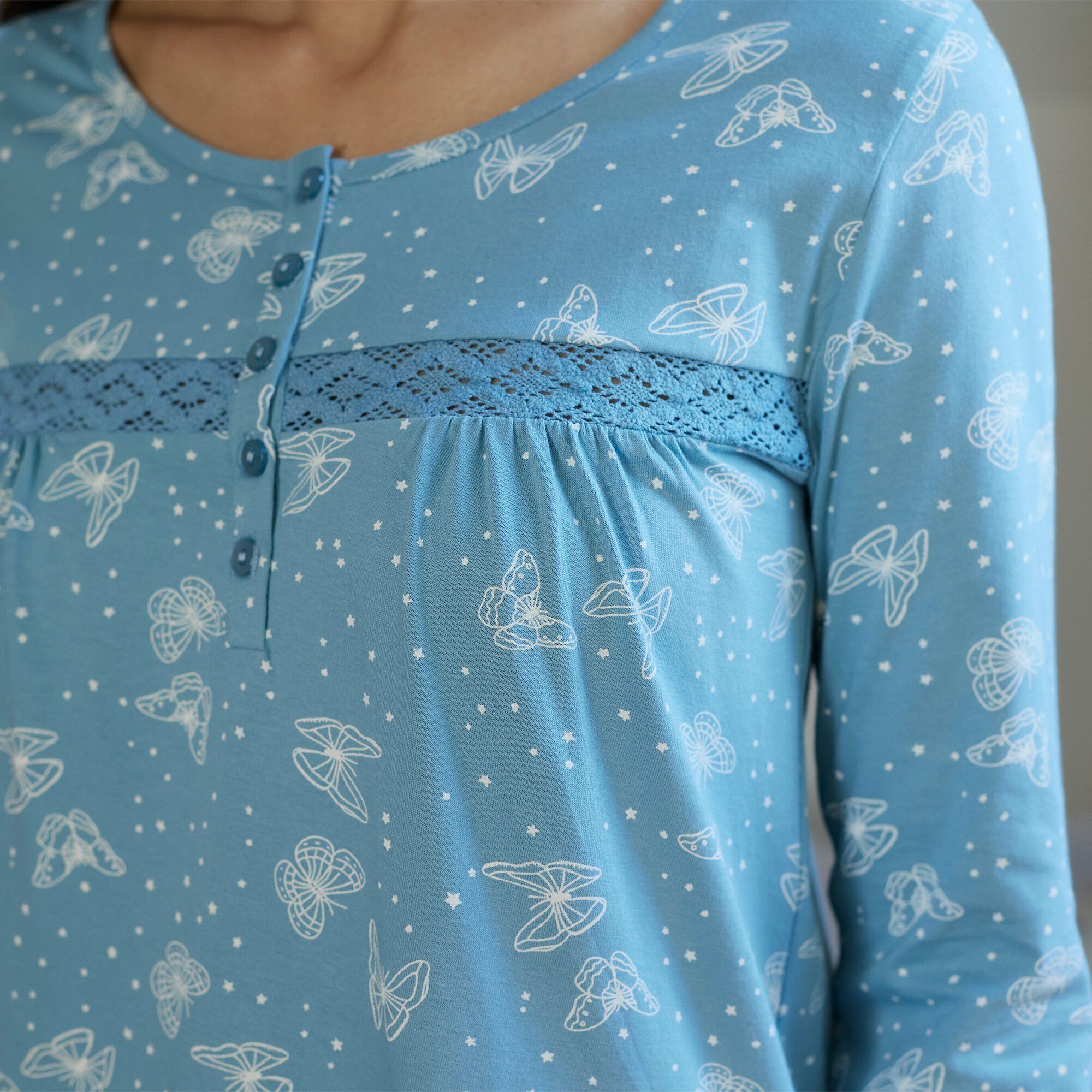 Blancheporte chemise 2025 de nuit longue