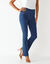 Ultrarekbare rechte jegging, tricot met jeanseffect (stone)