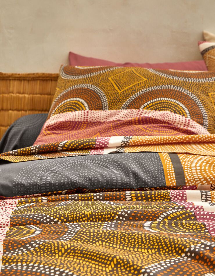 Linge de lit Youssou coton (chocolat)