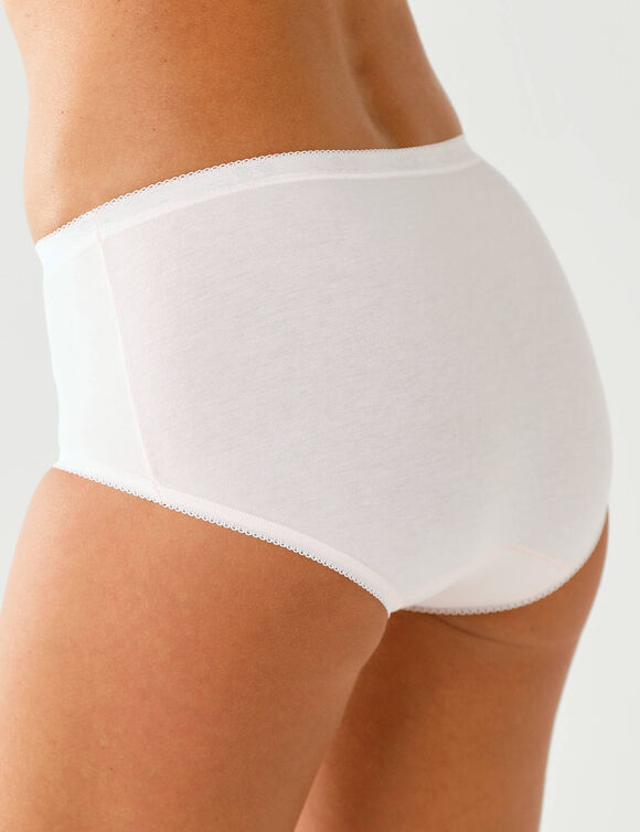 Culotte midi Basic - lot de 3 (rose)