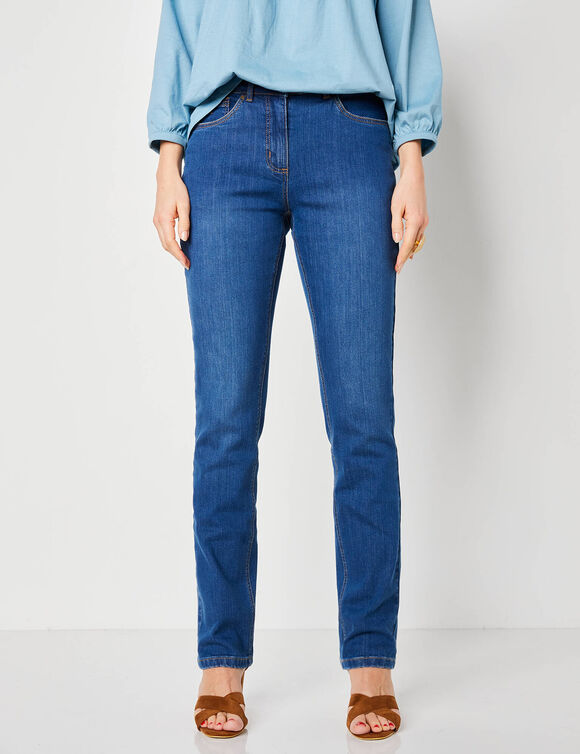 Jean stretch coupe droite (stone)
