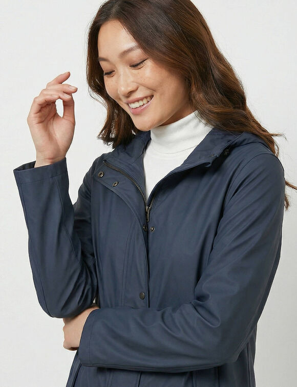 Cir&eacute; long imperm&eacute;able, doubl&eacute; polaire, polyester recycl&eacute;** (marine)