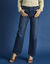 Jean coupe large stretch, grande stature (stone)