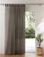 Panneau voile uni finition pattes (gris)