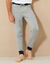 Pantalon pyjama bas resserr&eacute;s - lot de 2 (gris + marine)