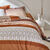 Tommy-beddengoed met geometrische print - katoen, 57 draden/cm&sup2; (karamel)