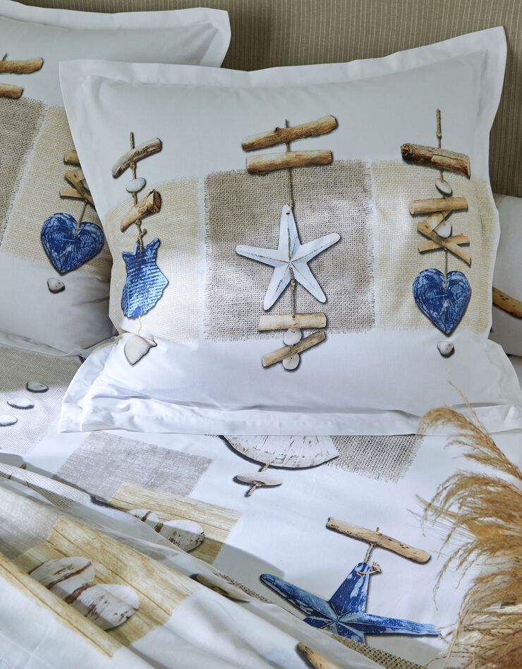 Linge de lit Lacanau coton (blanc)