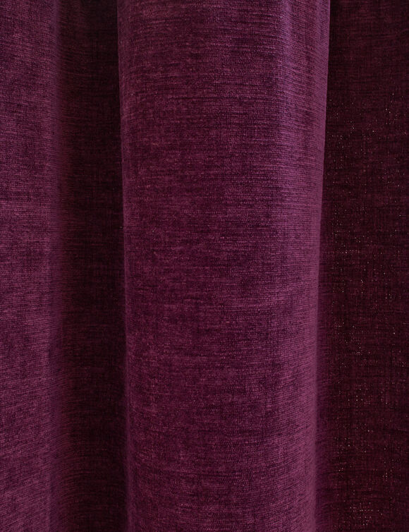 Rideau en fil effet chenille (figue)