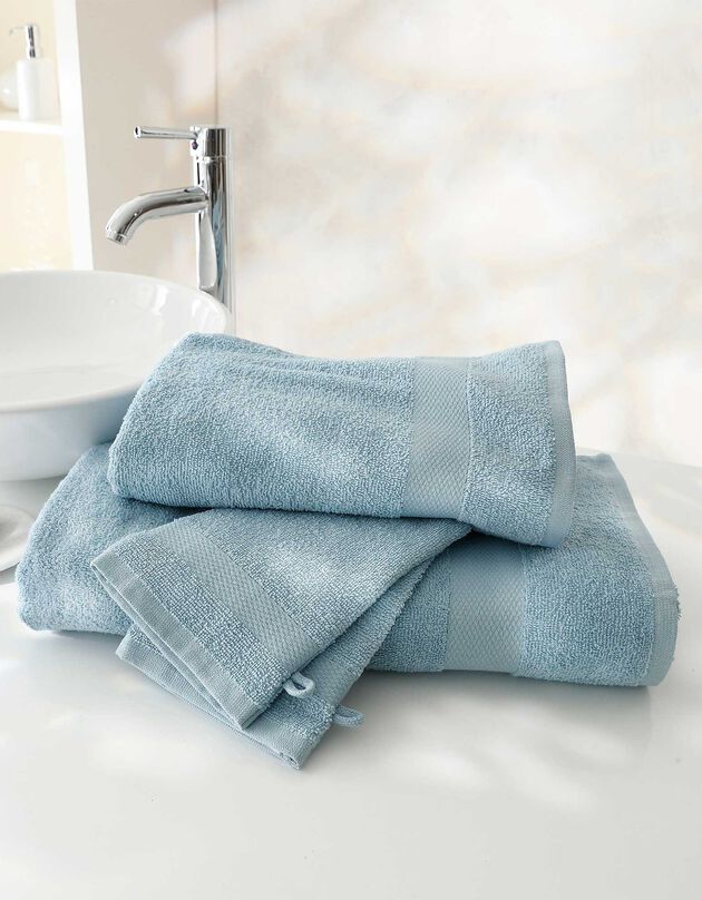 Badstof in katoen - 350g/m2 (blauw)