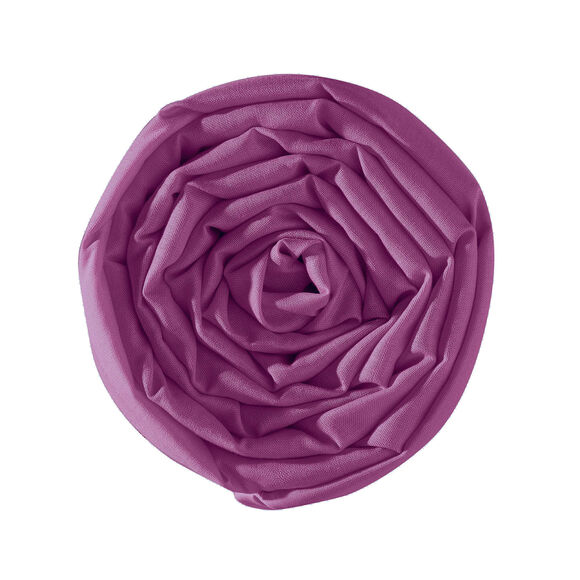 Drap-housse uni sommier articulé flanelle bonnets 26 cm (prune)