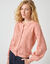 Vest met knopen, pointelletricot (poederroze)