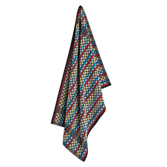 Essuie-mains éponge fond noir - lots (noir)