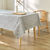 Nappe toile cirée imprimé courbes (gris)