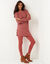Legging taille &eacute;lastiqu&eacute;e - lot de 2 (terracotta + noir)