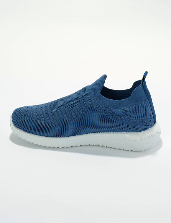 Lichte sneakers in meshtextiel, makkelijk aan te trekken (blauw)