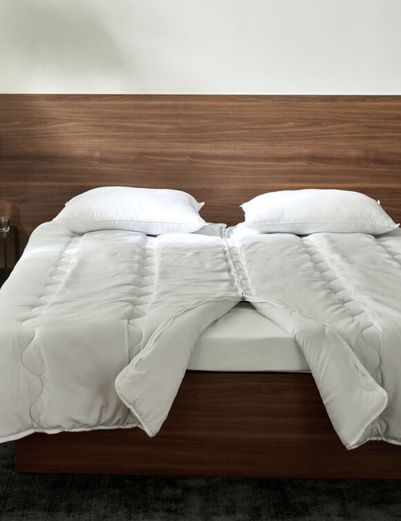 Twin-dekbed, in twee&euml;n te splitsen, 350 g/m&sup2; (wit)