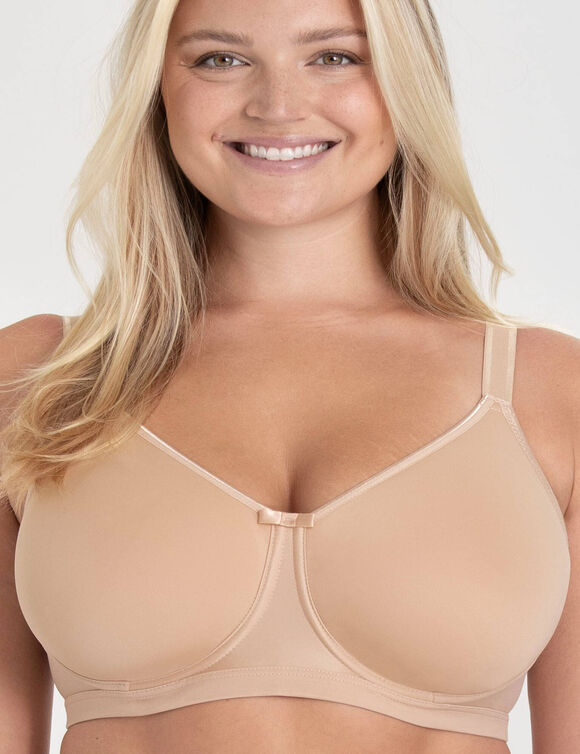 Soutien-gorge invisible « Confident » bonnets moulés -  avec armatures (beige)