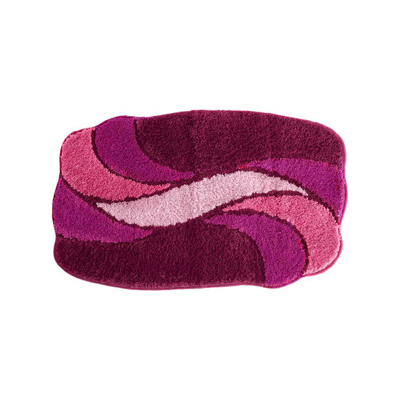 Tapis de bain p&eacute;tales (violine)