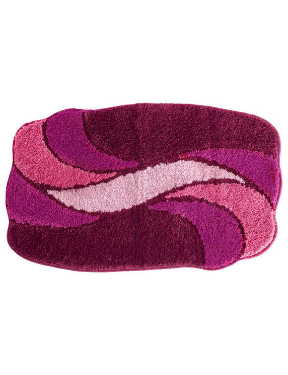 Tapis de bain p&eacute;tales (violine)