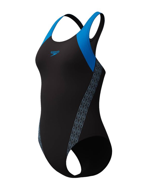 Badpak Laneback (zwart / blauw)