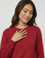 Sweat molleton uni (rouge)