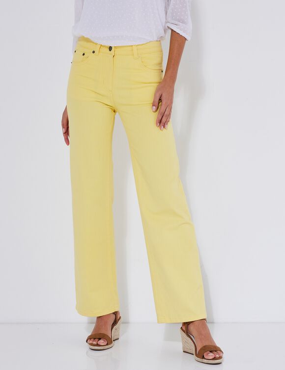 Pantalon large - grande stature (jaune)