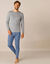 Lange onderbroek, Thermoperle®, intense warmte - set van 2 (jeans)