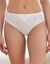 Midislip met hoge taille in rekbare kant en tule Guspini - set van 2 (ivoorkleur)