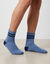 Set van 2 paar fleece-sokken (marine / blauw)