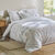 Linge de lit Lilly coton (wit / beige)