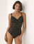 Body en dentelle avec effet brillant Arum Party - avec armatures (noir)