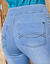 Ultrarekbare nauwsluitende jegging, tricot met jeansaspect (bleached)