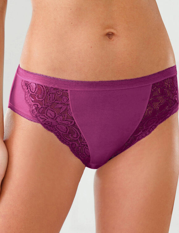 Culotte midi dentelle - lot de 3 (fruit&eacute;)