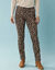 Pantalon droit imprim&eacute; l&eacute;opard, Sp&eacute;cial Petites (taupe / chocolat)