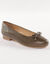 Ballerines plates en cuir confort (bronze)