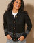 Gilet détail jacquard  (noir)
