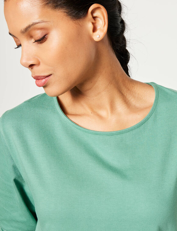 T-shirt manches longues (vert jade)