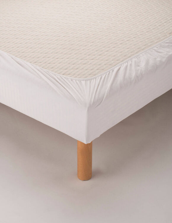 Bedrokband in microvezel (wit)