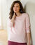 Pyjama met lange mouwen, met kattenprint &ndash; set van 2 (laguneblauw + roze)
