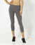 Legging 3/4 en coton issu de l'agriculture biologique (anthracite)