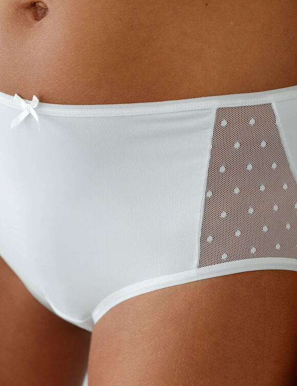 Maxislip in microvezel - Set van 2 (wit)