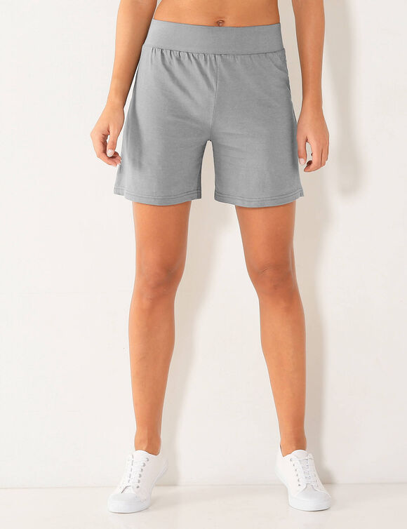 Short coton biologique (gris)